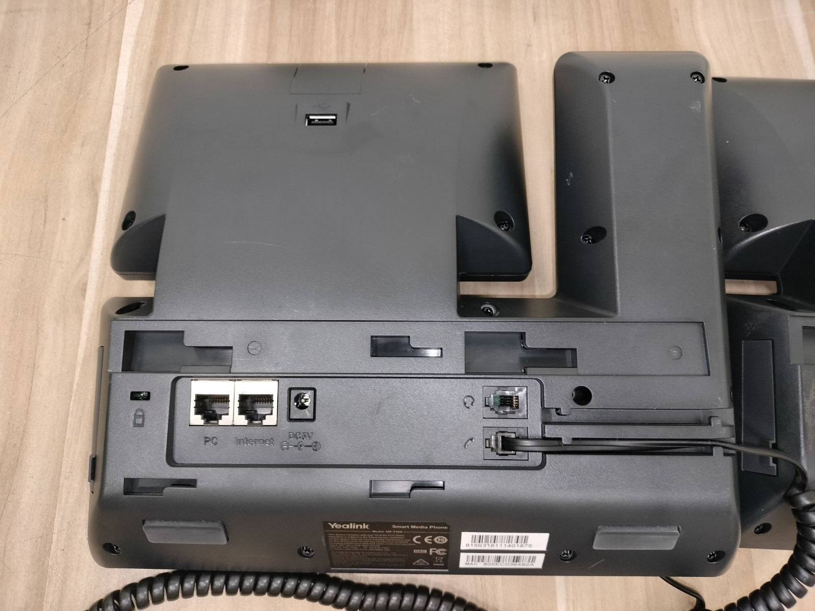 LOT OF 2 – Yealink SIP-T56A Android Smart Media IP Phone Color Touchscreen VoIP