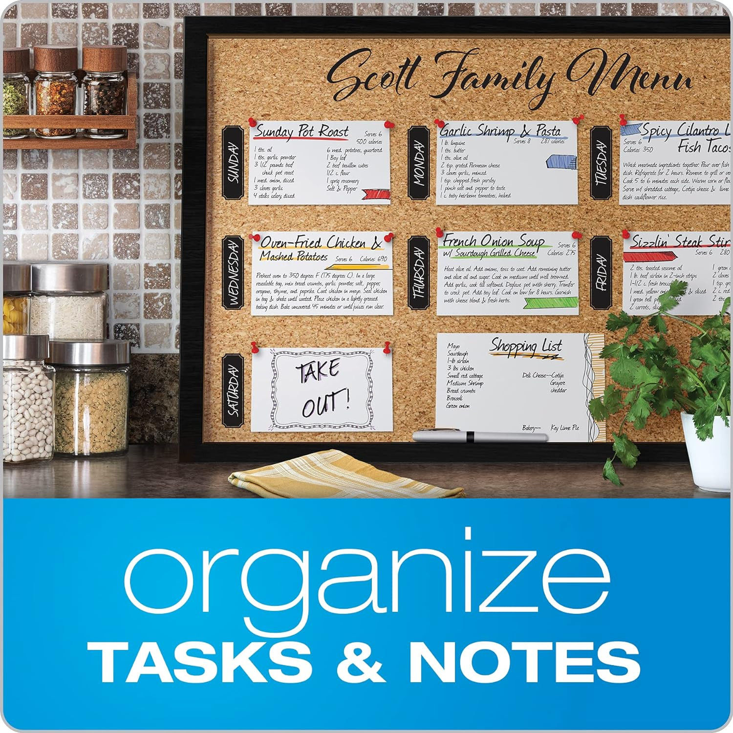 Index Cards 3×5 Blank White Notecards 500 Ct Flashcards School Study Bulk