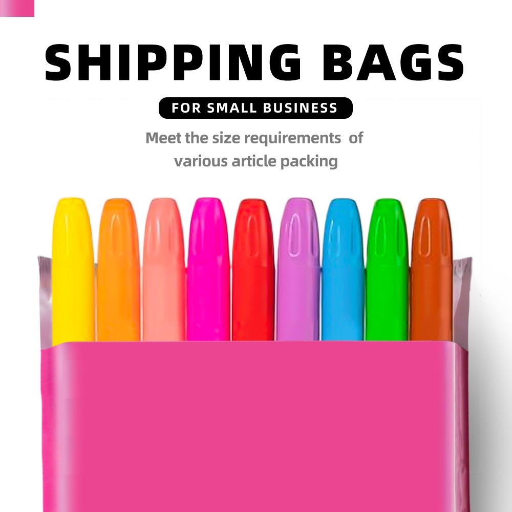 Poly Mailers Shipping Bags – 6×9 7.5×10.5 9×12 10×13 12×15.5 14.5×19 19×24 24×24