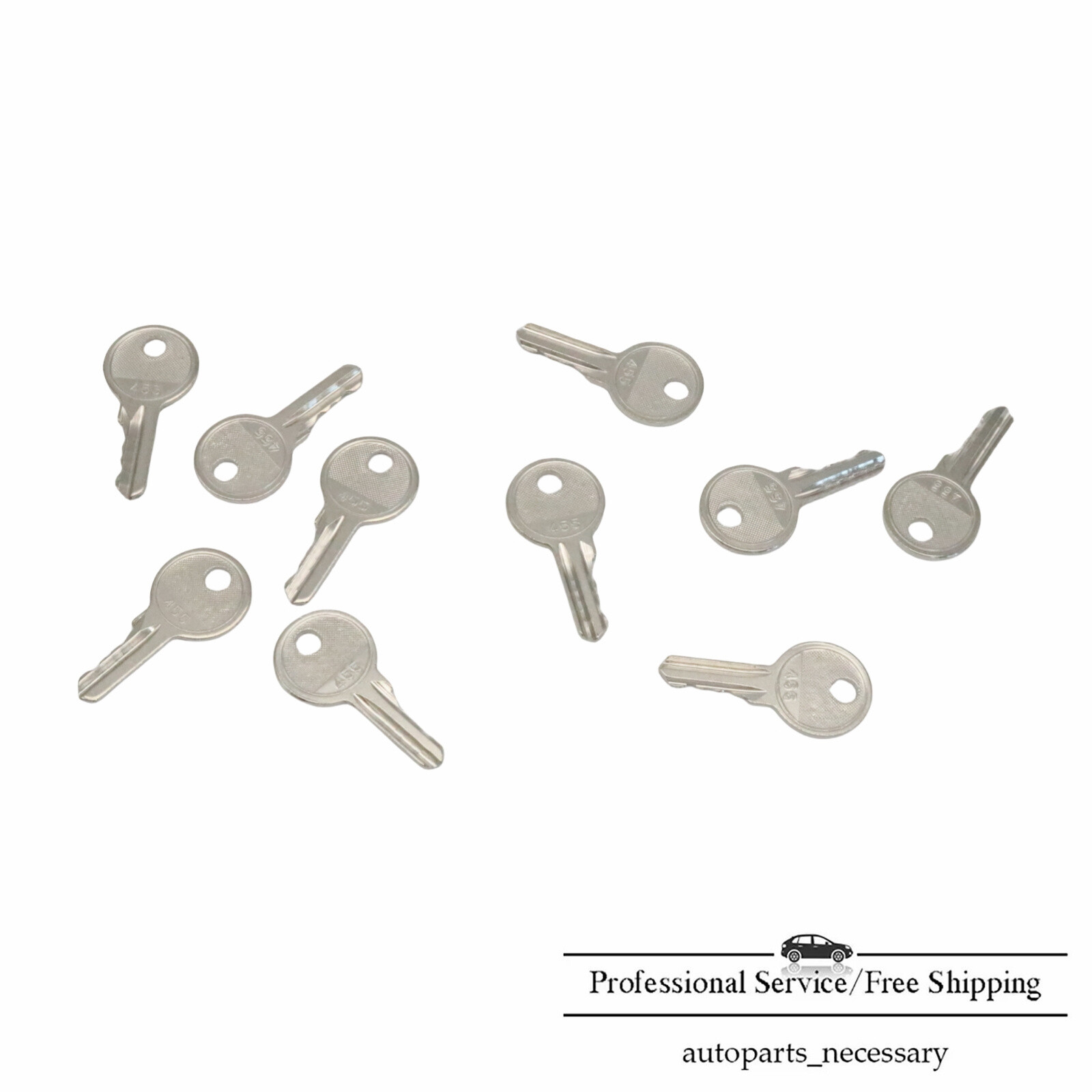 10X Ignition Keys 455 key 104466 For Genie Skyjack Snorkel Terex Vermeer