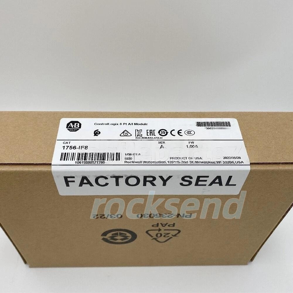 NEW Factory Sealed 1756IF8 1756-IF8 AB ControlLogix Point A/I Module US