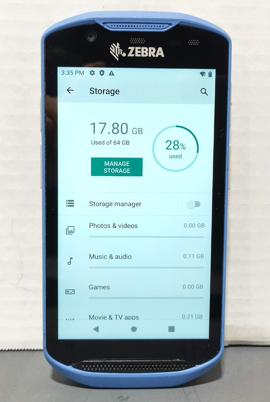 Zebra TX52ax TC520L Mobile Computer Scanner Android 11 64GB Tested and Reset