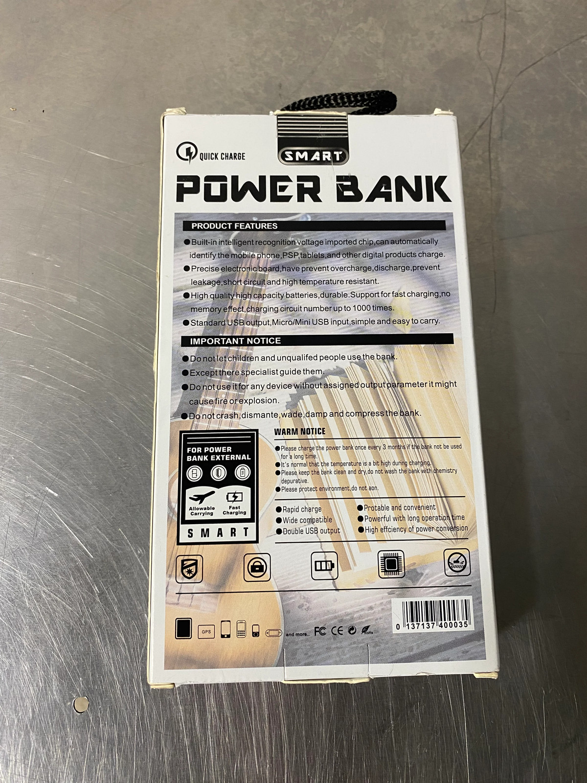 FAST CHARGING POWER BANK – GREEN