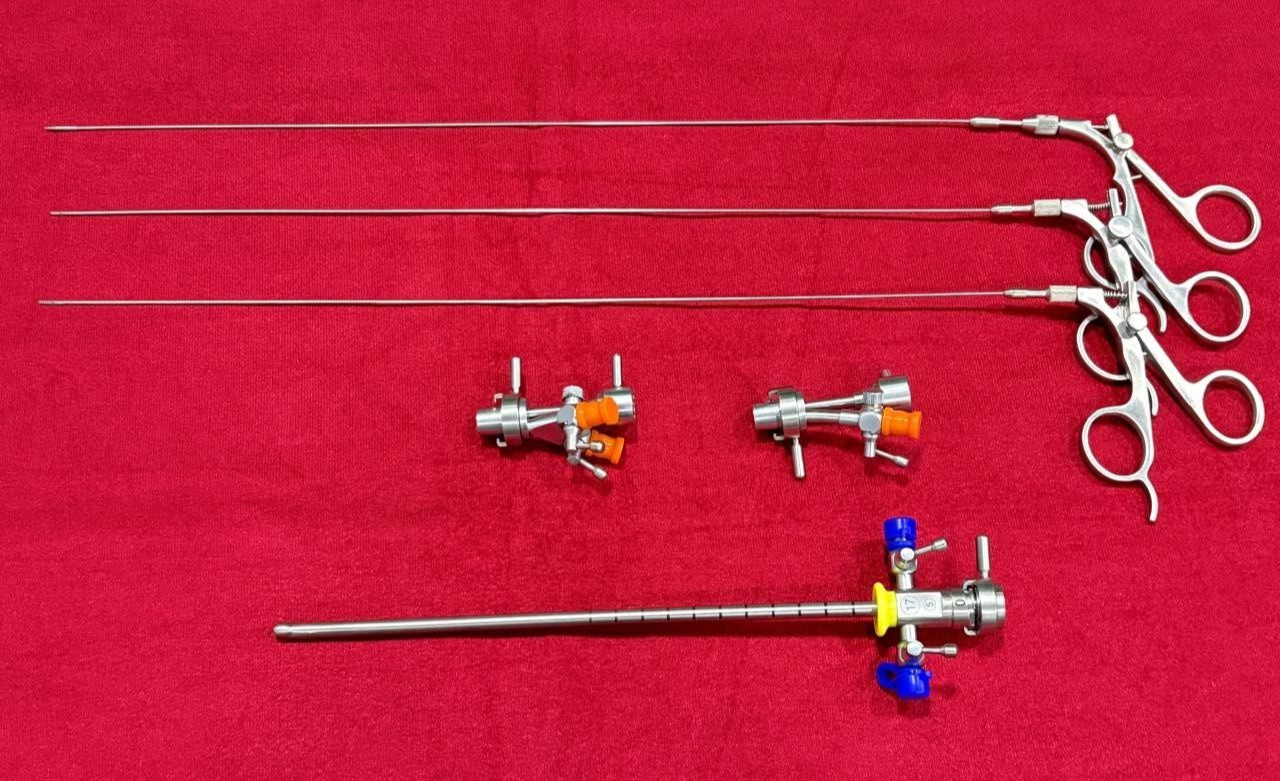 Hysteroscopy Cystoscopy Surgery Set 17FR with Semi Rigid Graspers 5FR Reusable