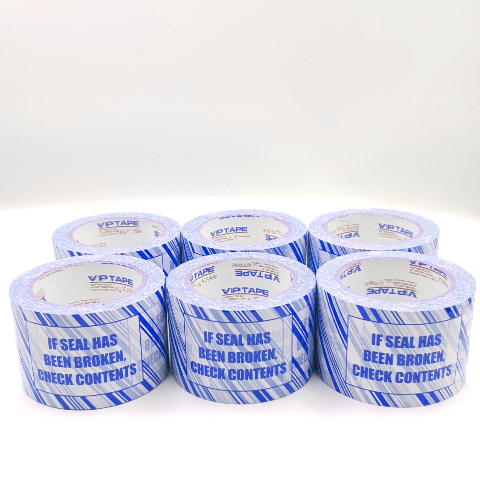 24 Rolls 3″ x 110 Yds Pre-Printed Tape”IF Seal HAS Been Broken,Check Contents”