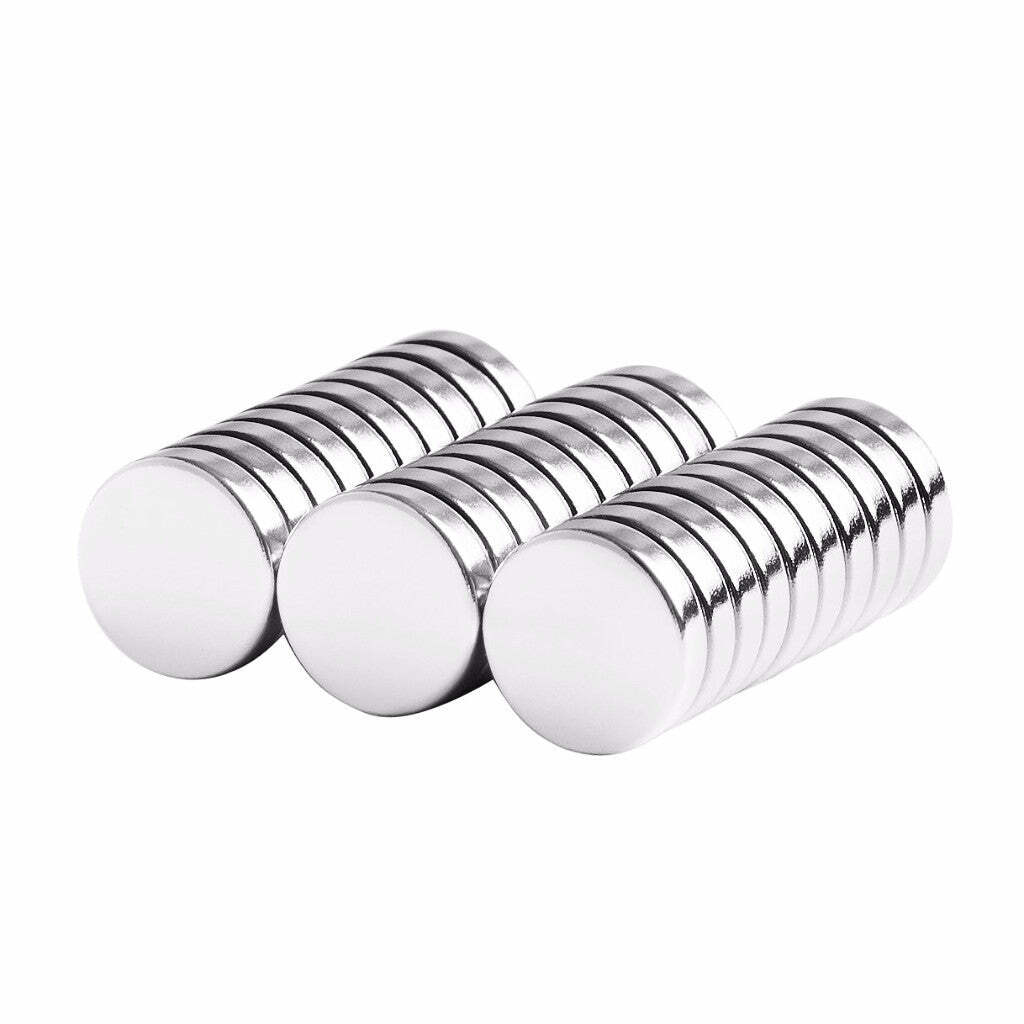 1/2 x 1/8 Inch Strong Neodymium Rare Earth Disc Magnets N42 (30 Pack)