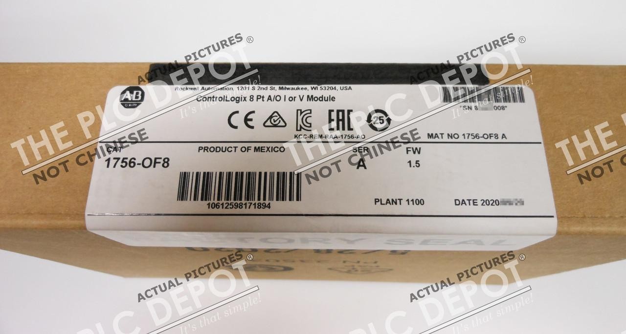 SEALED Allen Bradley 1756-OF8 ControlLogix Analog Output Current #008