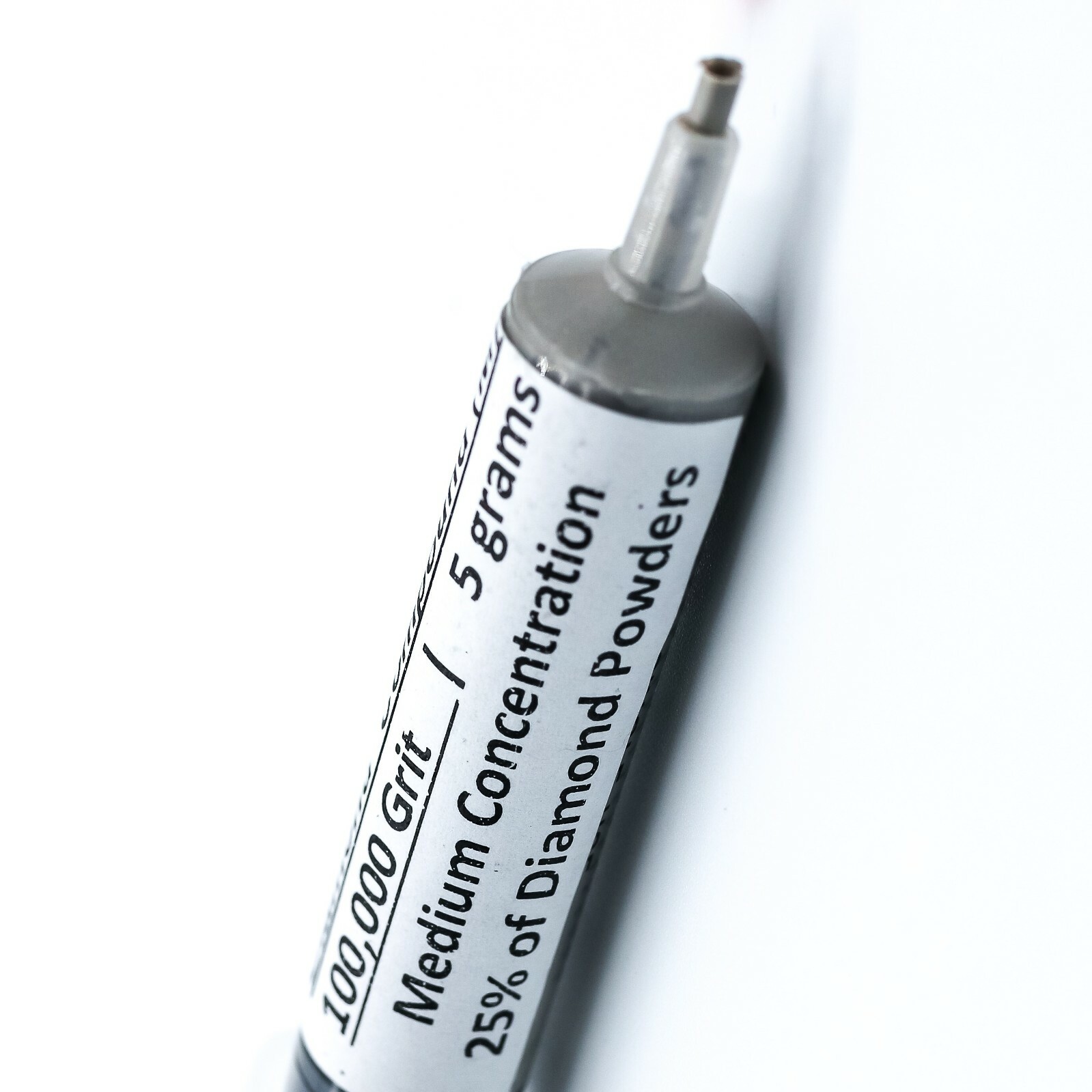 Diamond Polishing Paste 100,000 Grit 0-0.2 Micron (M) 25% Concentration, 5 grams