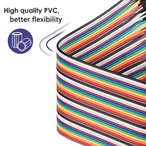 120pcs Dupont Jumper Wire Kit for Arduino Breadboard Assorted Lengths Male/Femal