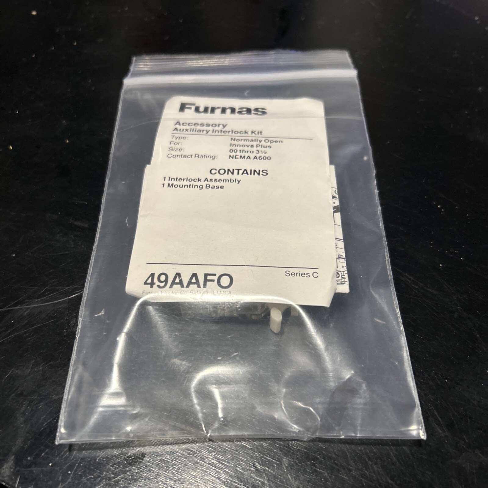 Furnas 49AAFO Auxiliary Interlock Kit Ser. C NO Innova Plus New 00-3.5 Quantity