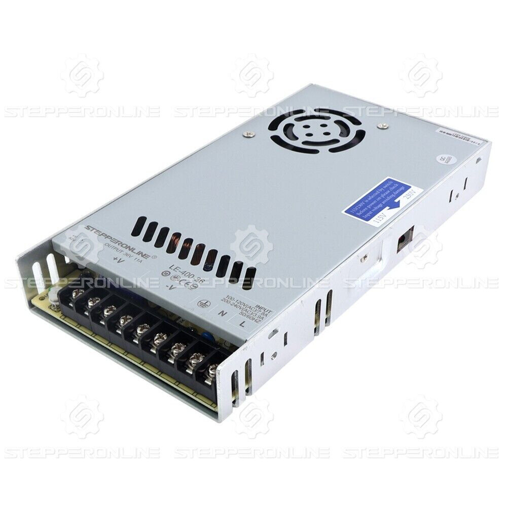 Switching Power Supply 400W 36V 11.0A 115/230V for Stepper Motor CNC Router Kits