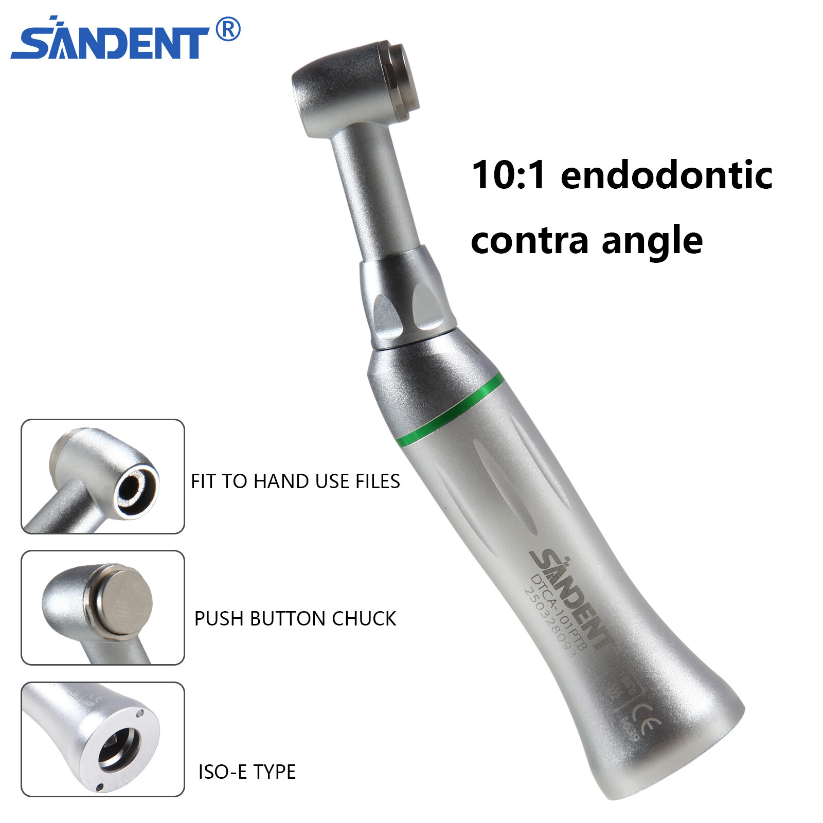 Dental Endo Reciprocating Handpiece 10:1 Contra Angle Endodontic 90° M4 NSK