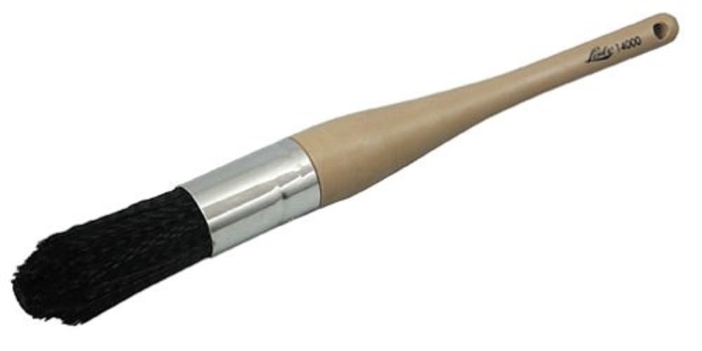 Lisle 14000 Parts Cleaning Brush One Size, Tauoe Handle and Black Bristles