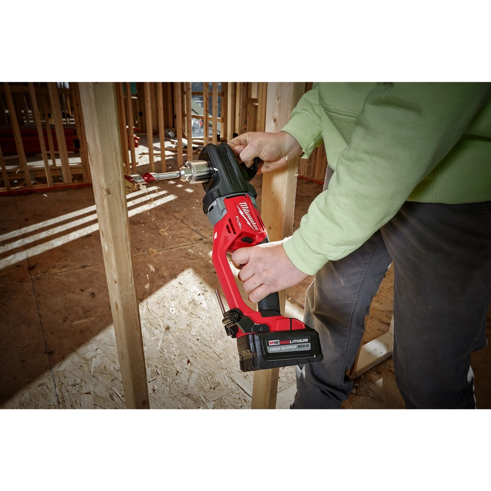 Milwaukee 2807-20 M18 Fuel Hole Hawg Cordless Right Angle Drill