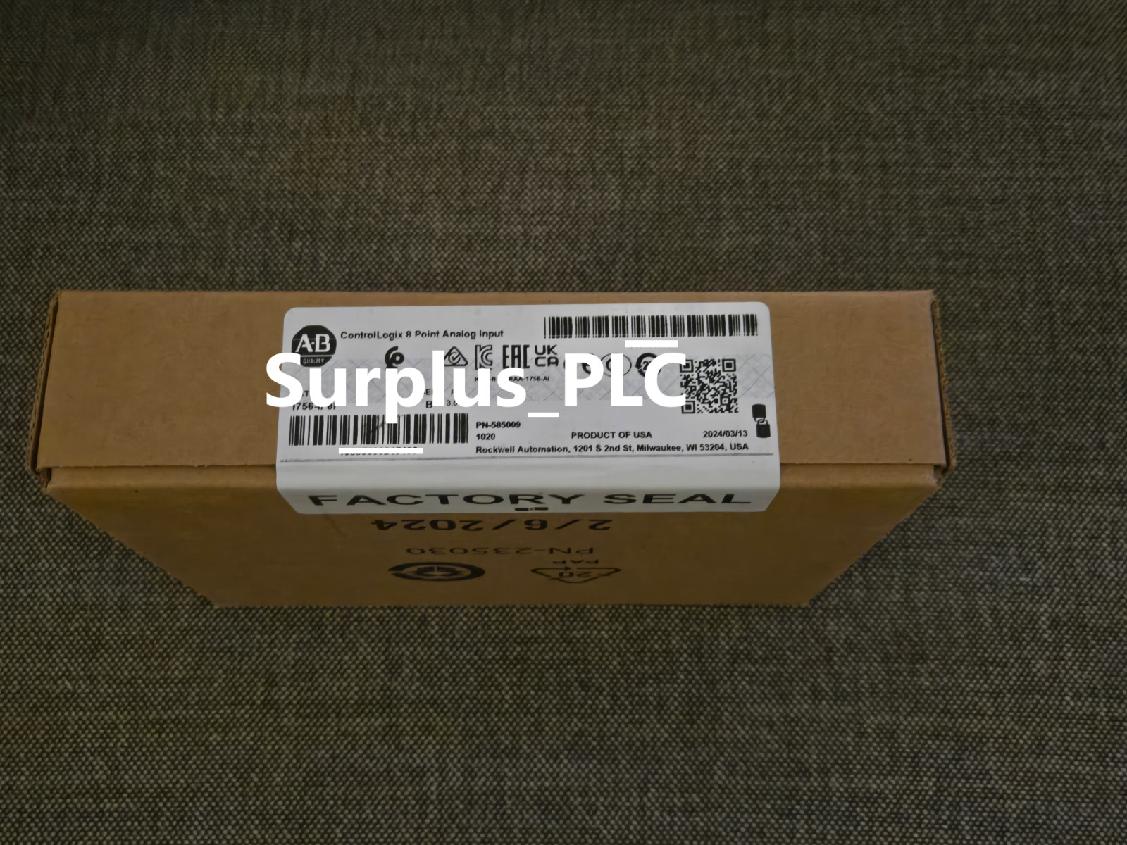 Allen Bradley 1756-IF8I /B ControlLogix Analog Input Module New Sealed 2024!