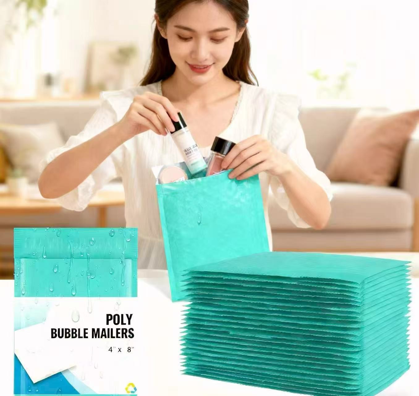 4×8 4″ x 7″ Color Poly Bubble Mailers Shipping Mailing Padded Bags Envelopes