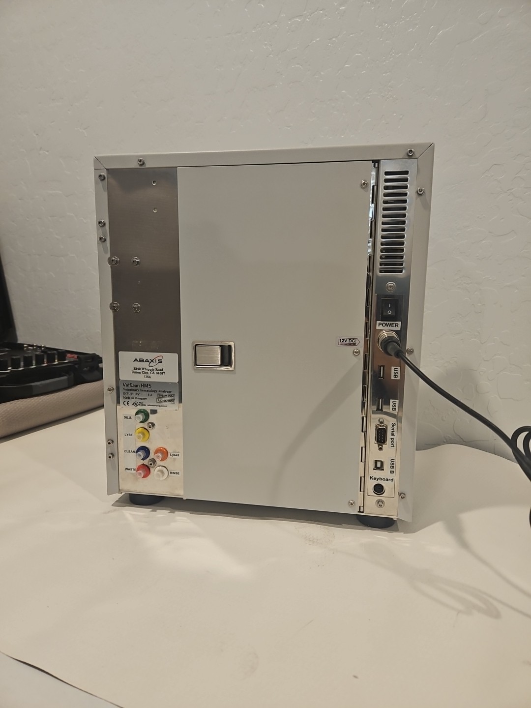 Abaxis Vetscan HM5 Hematology Analyzer