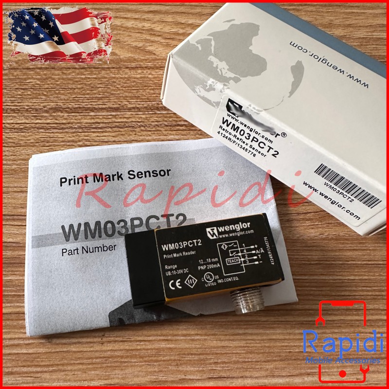 New In Box Photoelectric Sensor Switch For Wenglor WM03PCT2 10-30VDC 4Pins