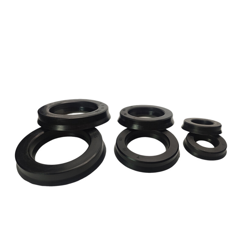 UHS/UN NBR U-Cup Hydraulic Oil Seal, Cylinder/Piston Rod Shaft, ID 6.3-210mm