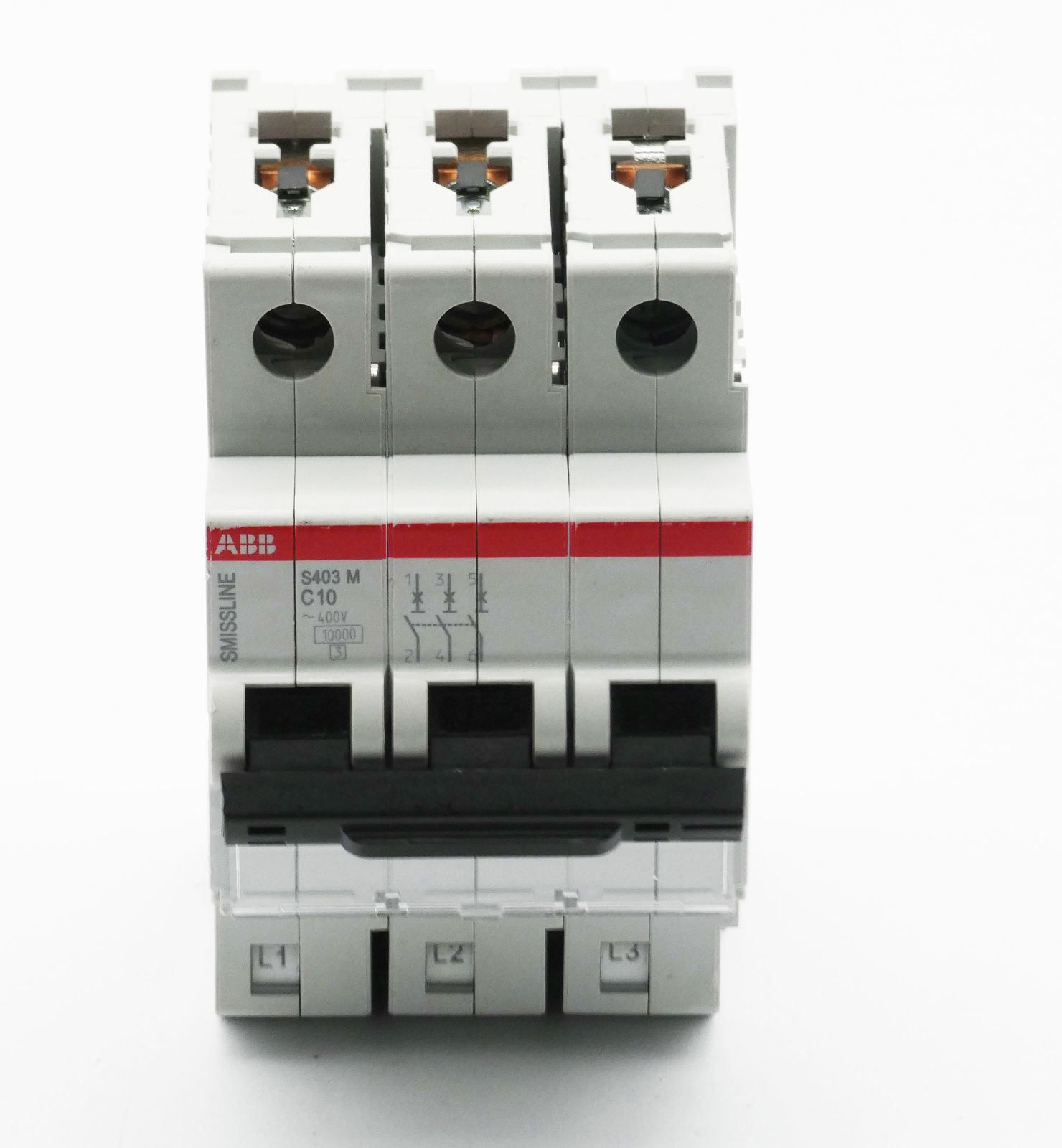 ABB SmissLine S403 M C10 S403MC10 2CCS573001R0104 Circuit Breaker -used-