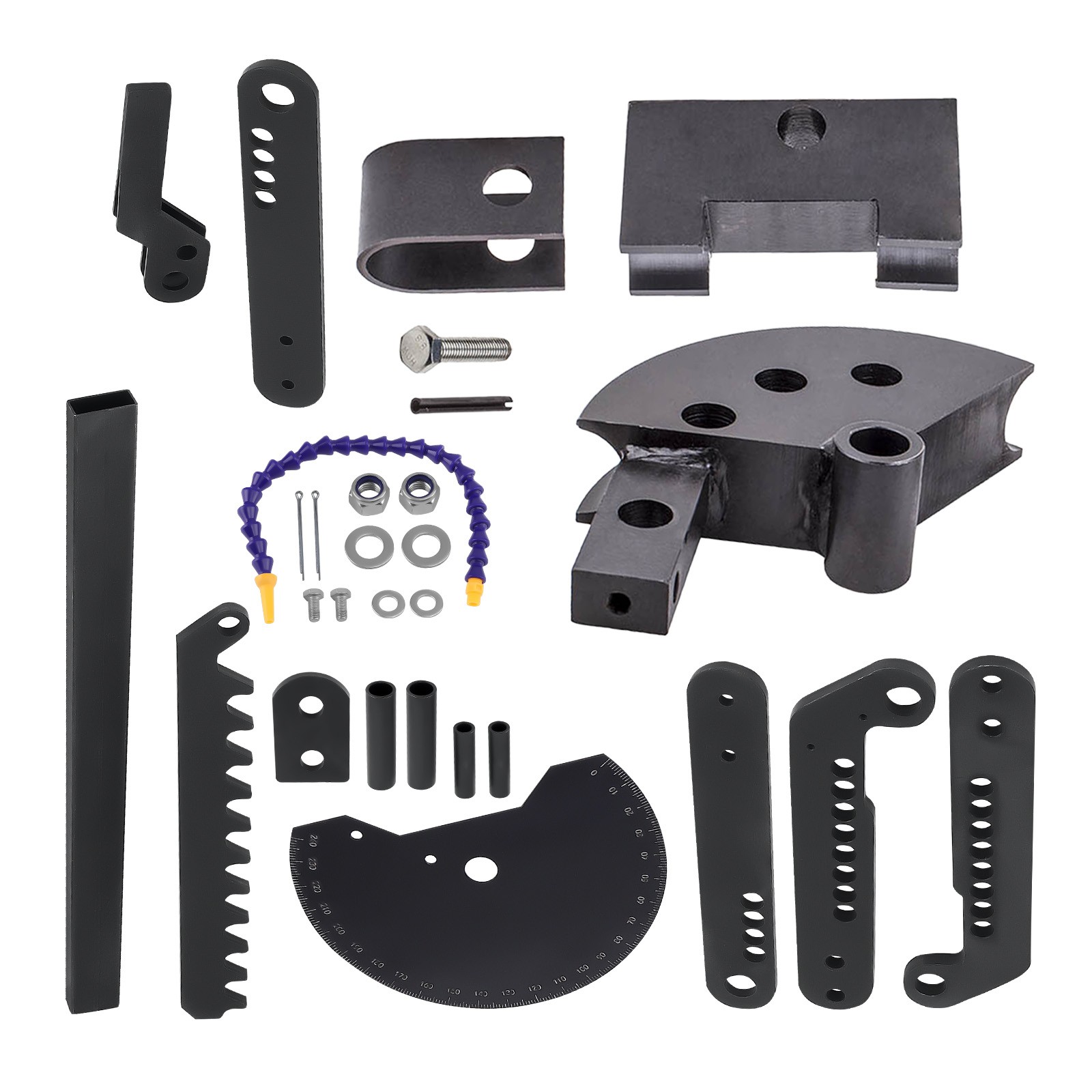 Ratcheting Manual Pipe and Tubing Bender & 1-5/8″ X 5″ 120 Degree Tubing Die Set