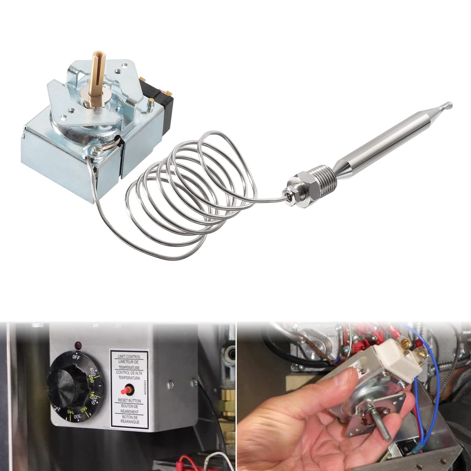 For Imperial Fryer Pitco RX-1-36 Thermostat 200-400F Rx Millivolt 60125401