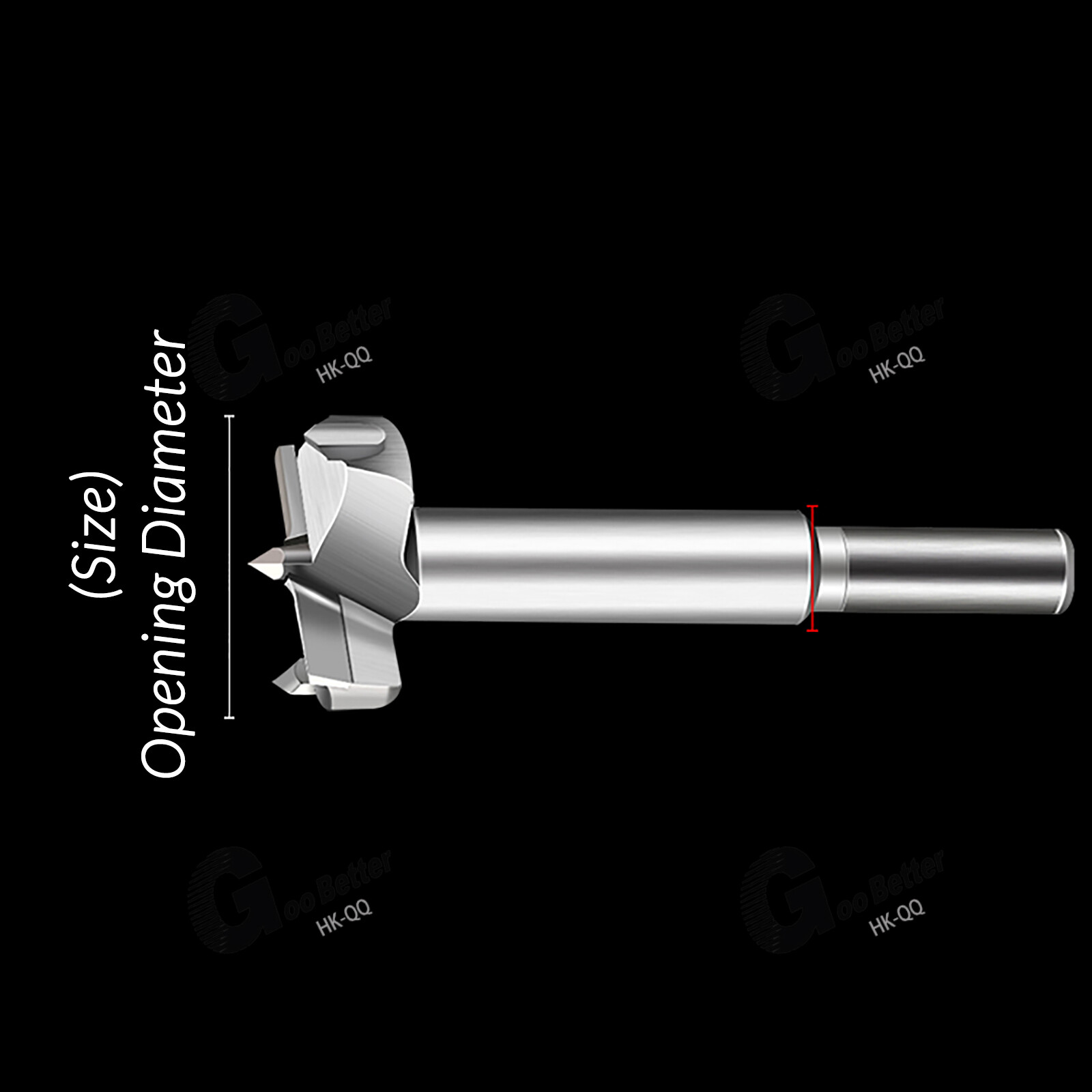 14mm to 80mm Professional Forstner Bit Hinge Hole Boring Cutter Wood Drill Bits