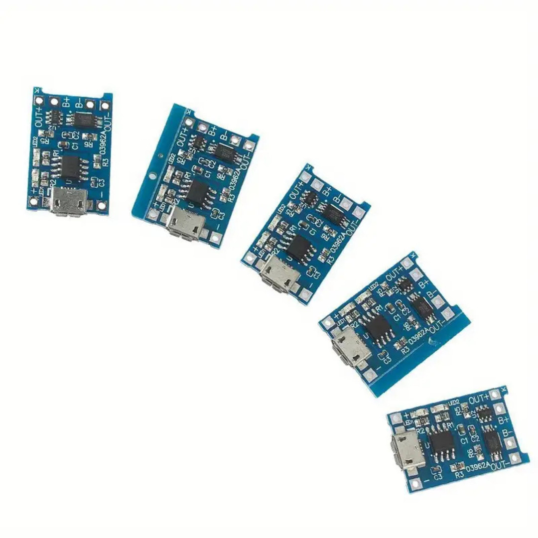 TP4056 5V 1A Micro USB 18650 Lithium Battery Charging And Protection Board