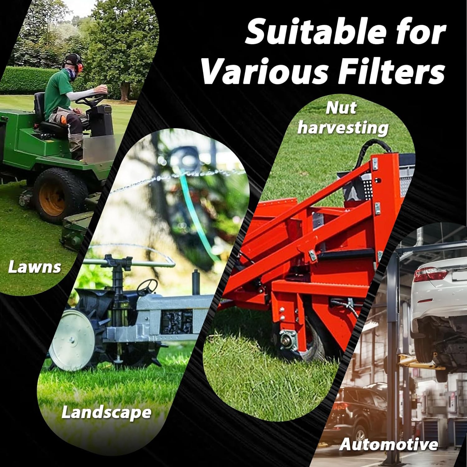 360° Rotating Compatible with Filter Cleaner with Air, All-around cleaning