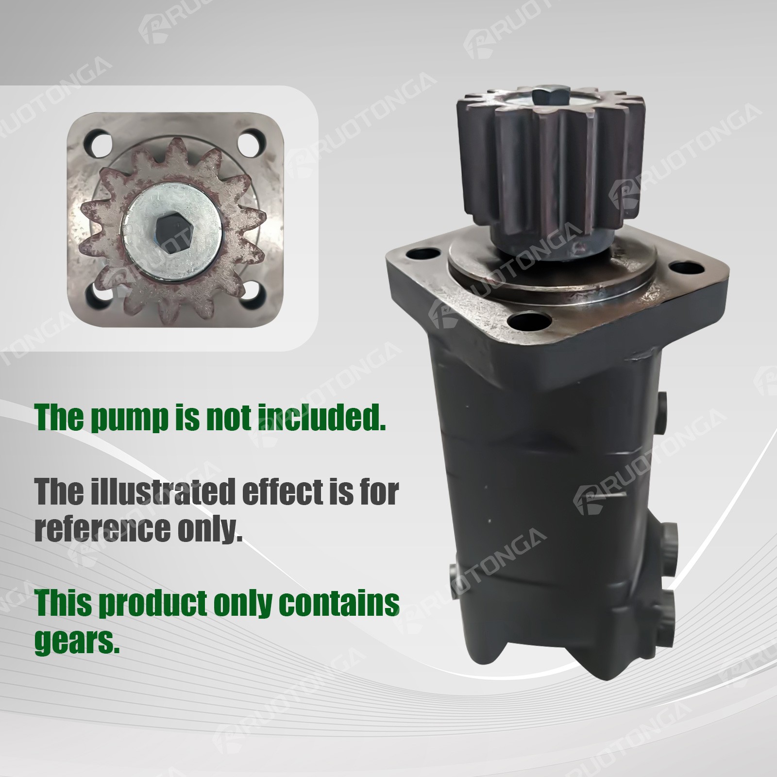 Chinese China One TonMini Excavator Swing Motor Gear，NEW