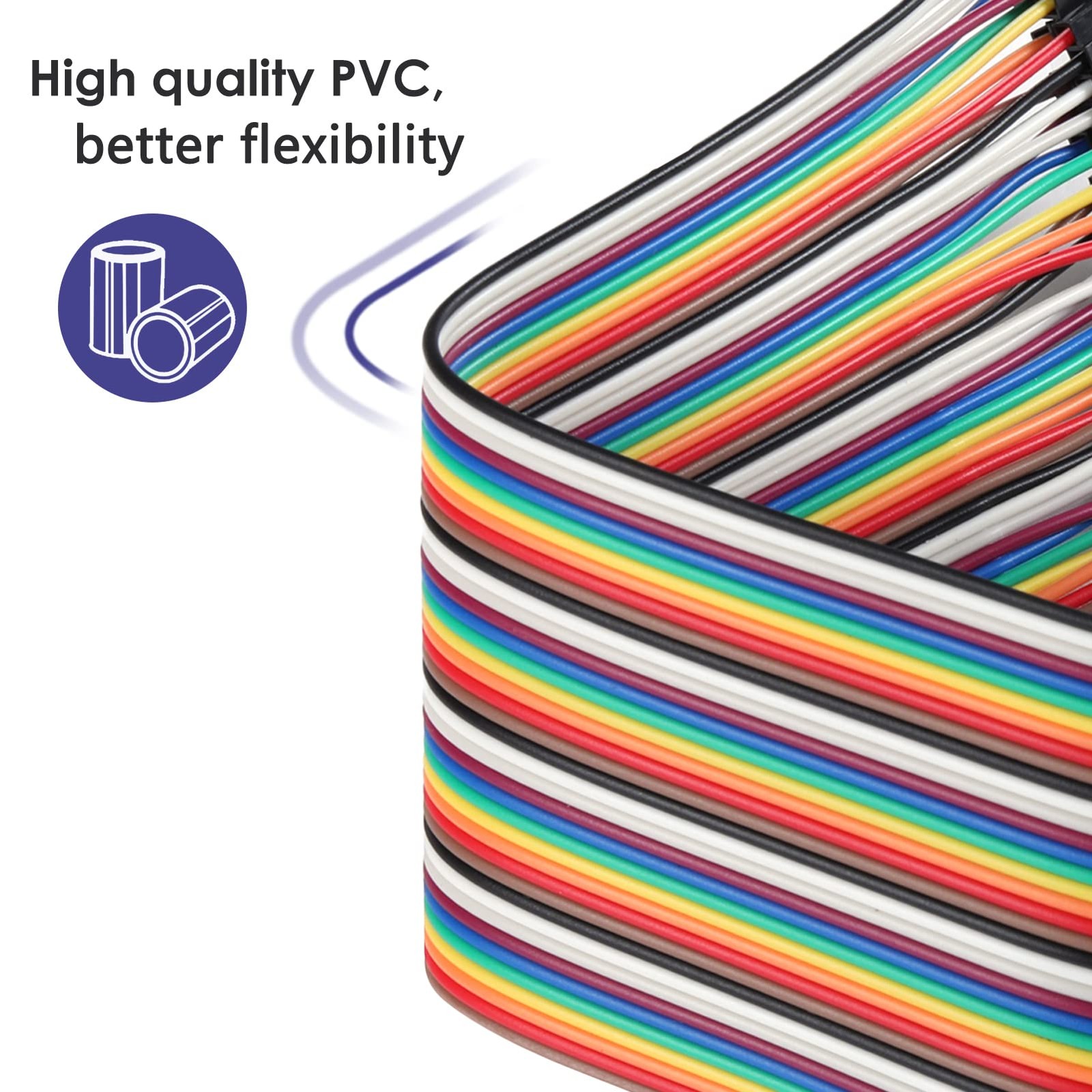 120pcs Breadboard Jumper Wires 20cm Wire Length Optional Dupont Cable Assorted