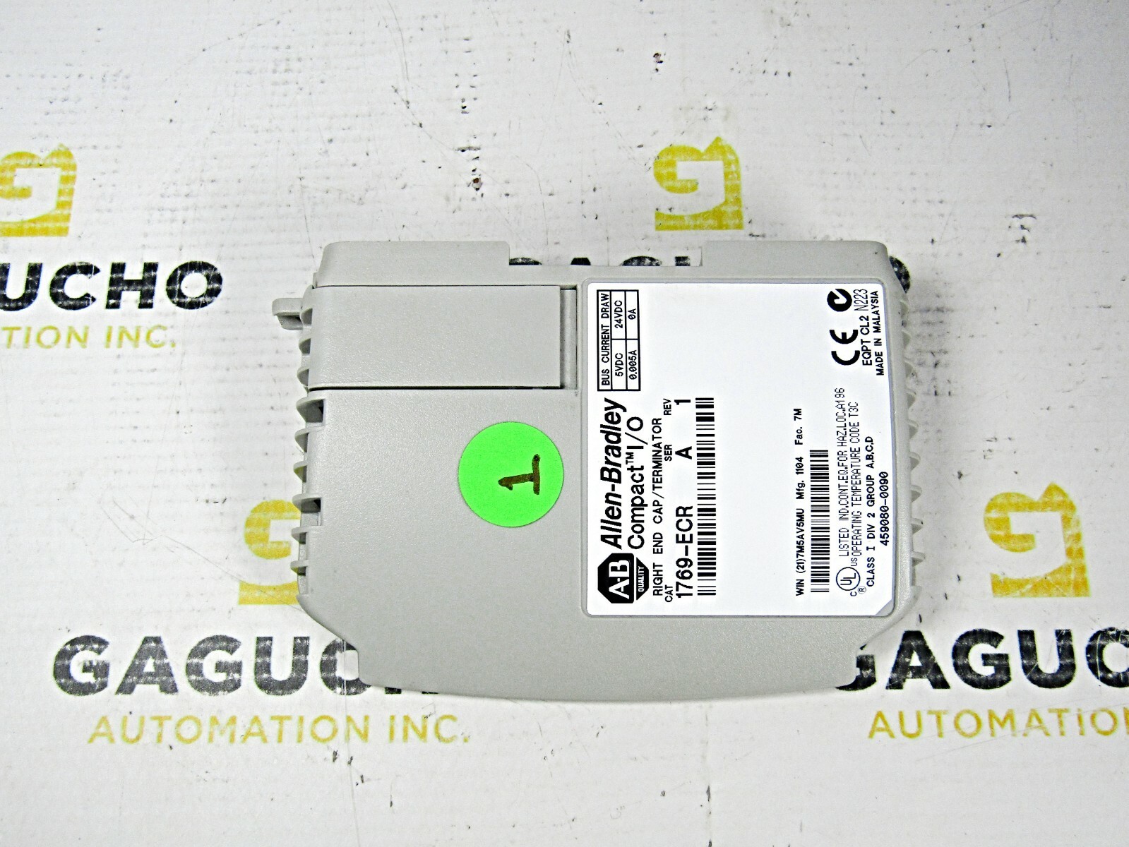 Allen Bradley 1769-ECR Ser A Compact I/O Right End Cap