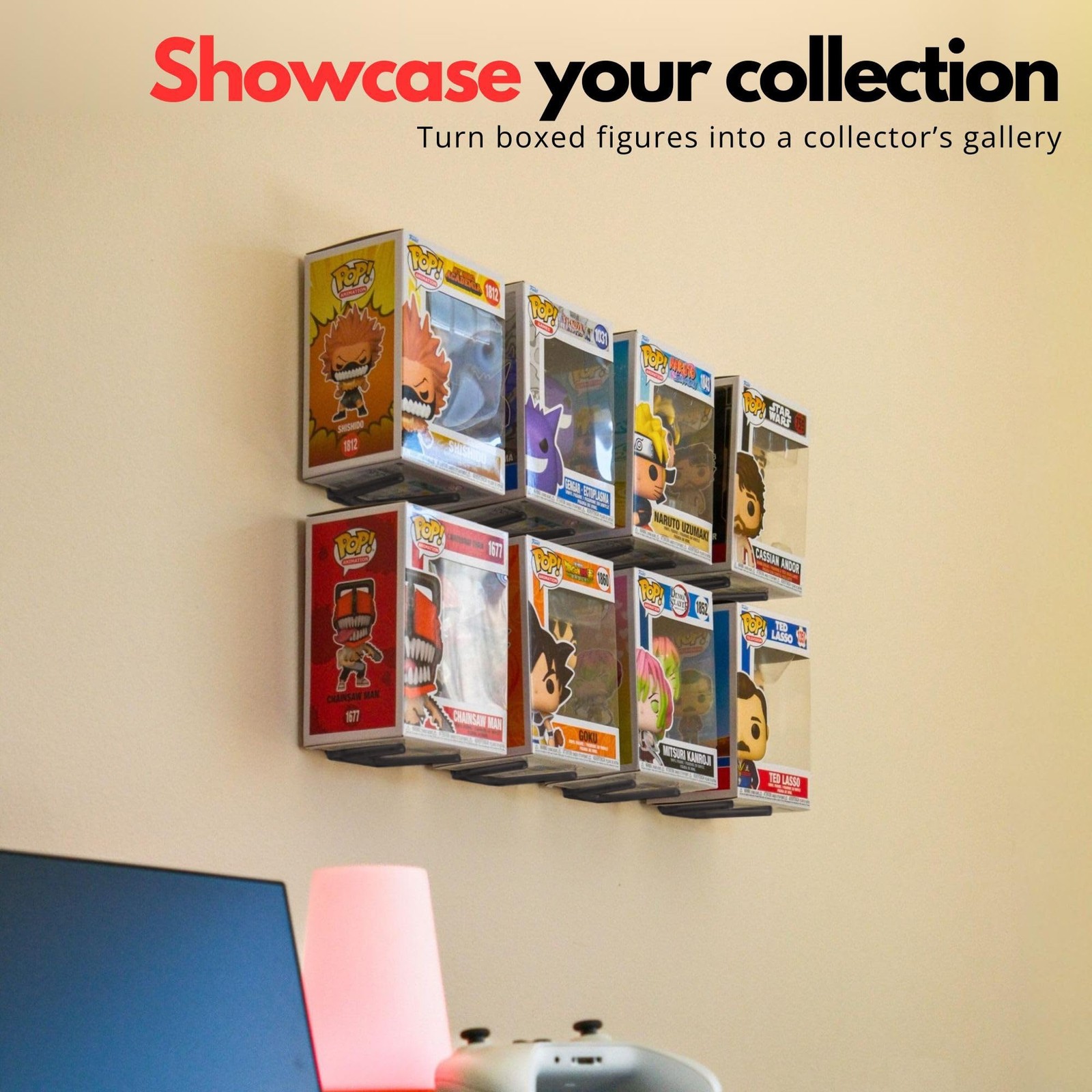 Adhesive Display Shelf for Funko Pop Boxes (16-Pack) – Clean Mount for Funko …