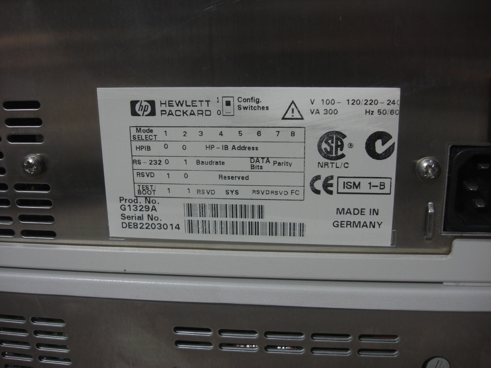 Agilent HP 1100 Series HPLC System G1329A G1311A G1314A G1316A G1330B G1322A