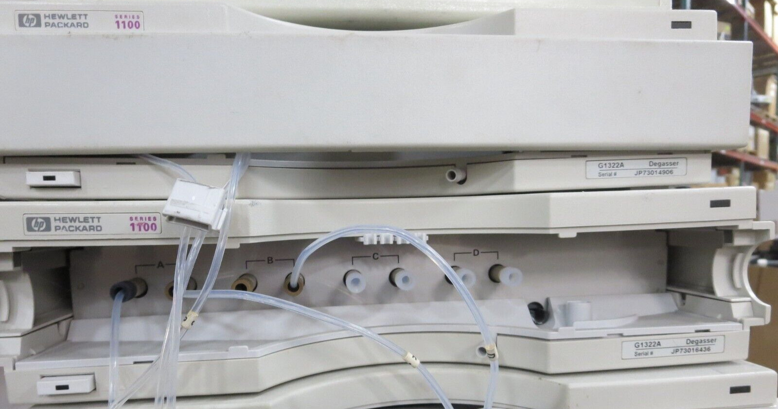 H-P, G1311A+G1312A+G1322A+35900C,HPLC System,Series 1100, Read Full Description
