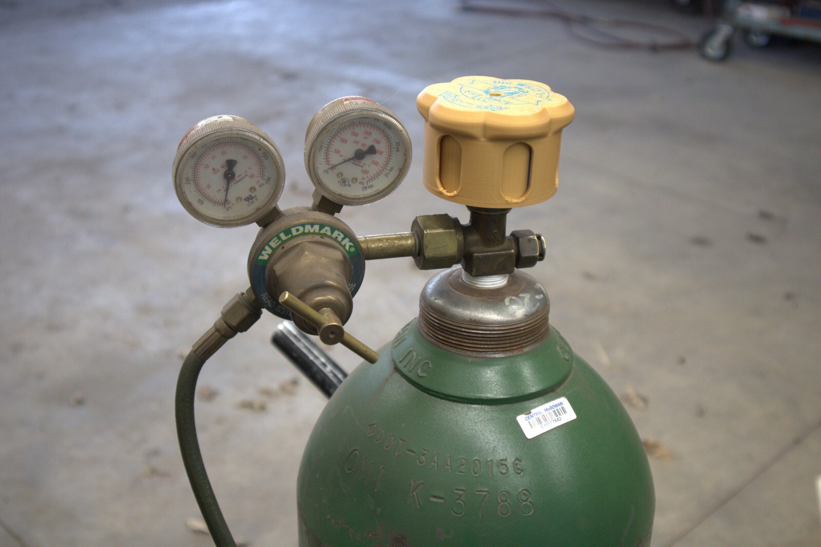 Open/Closed Indicator for Gas Valve Cylinder (One size fits all: 5, 6, 8 knobs)