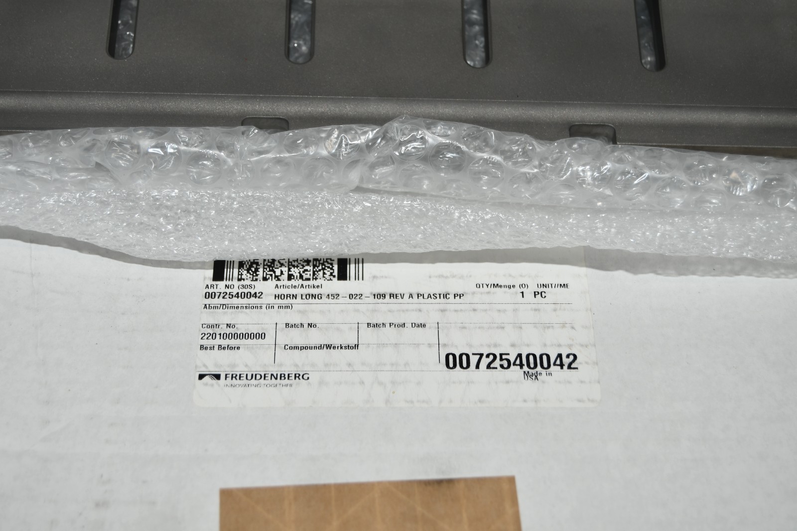 ^ Branson 452-022-109 Ultrasonic Welder Horn #X8179