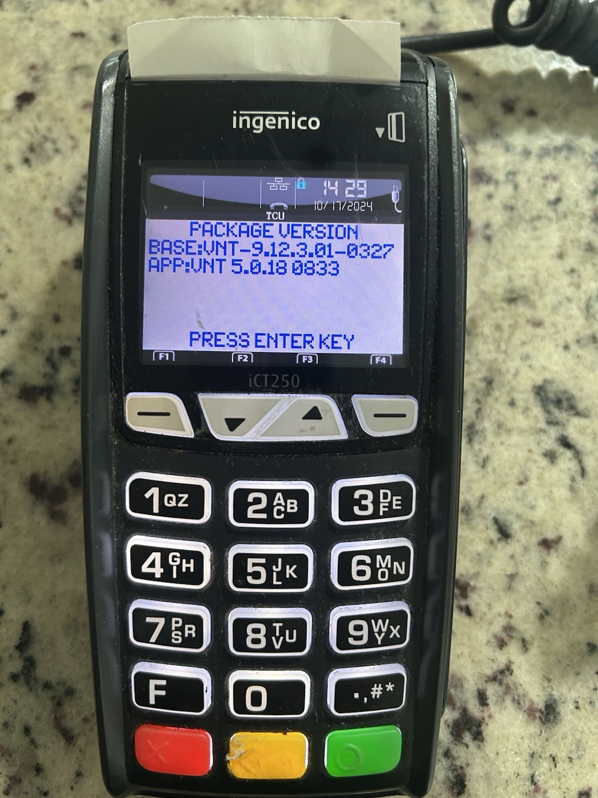 Ingenico iCT250 Tested Works
