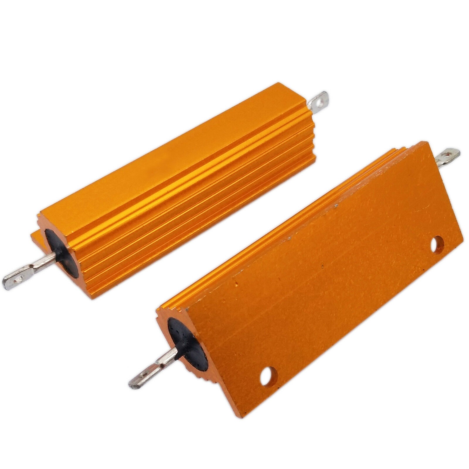 100W Watt Aluminum Housed Metal Case Wirewound Resistor 0.1~680 OHM