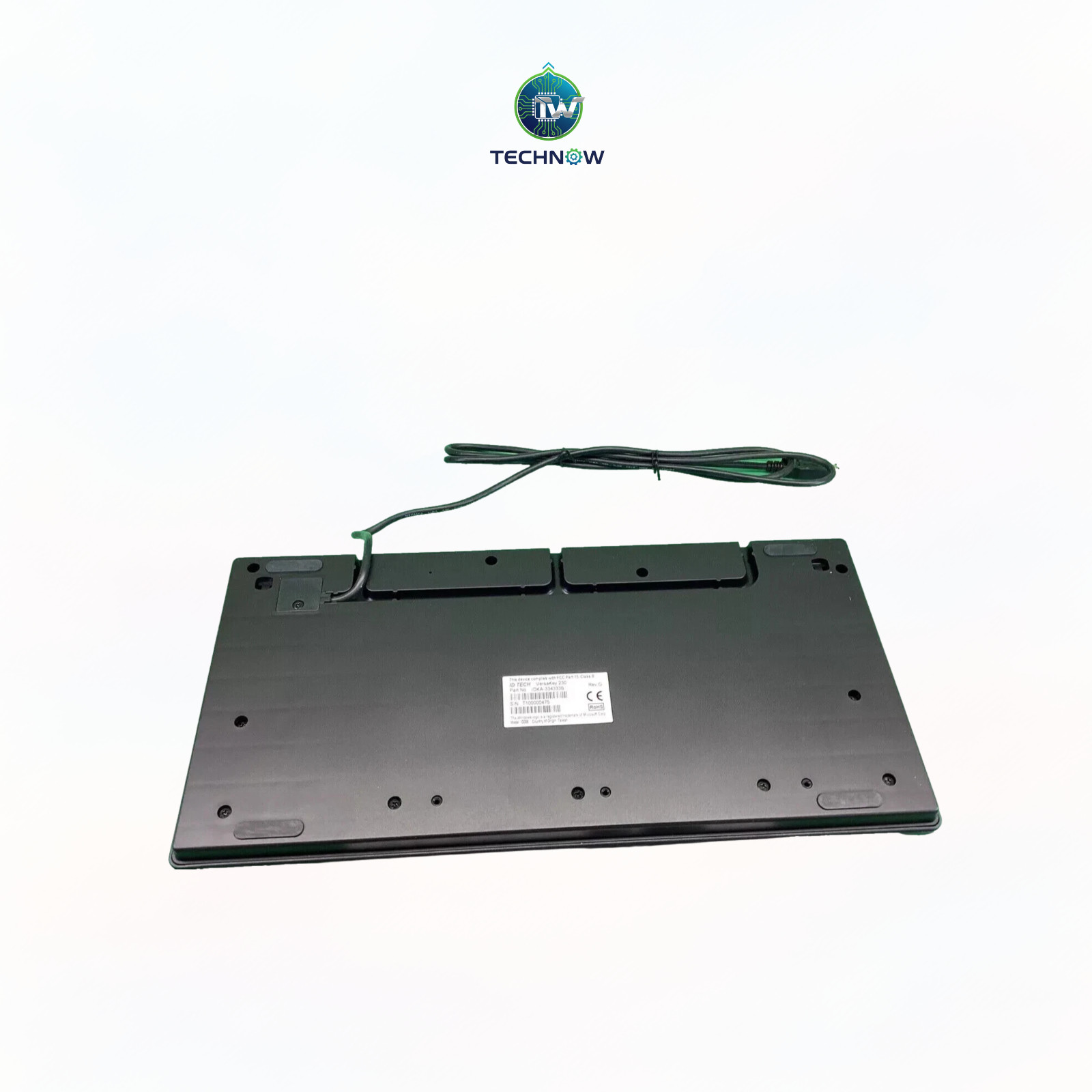 ID Tech Versakey 230 POS Keyboard w/ MagStripe Card Reader PN: IDKA-334333B