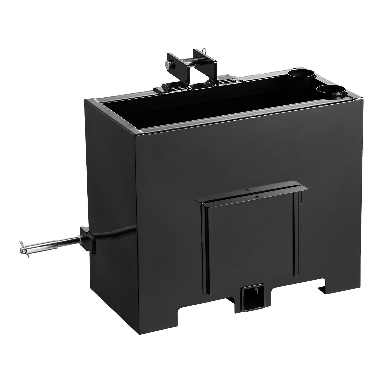 Uimoso Ballast Box 3 Point Hitch Category 1 Tractor 3.2ft³ Capacity 800lb Black