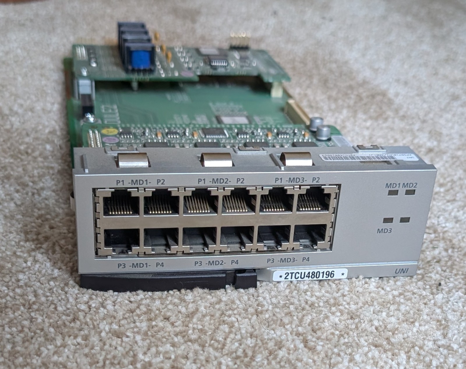Samsung OfficeServ 7100 MP10a Processor Card w/ SD Media Card & UNI Universal…
