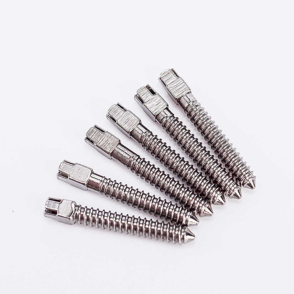 Dental Screw Posts Conical Kits Refills Assorted 24k Gold Plated/Silver 120 Pcs