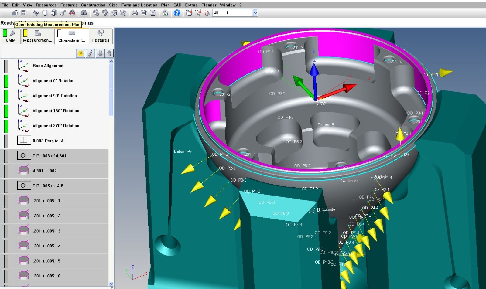 Zeiss XXT – Vast XT Calypso Programming / Hexagon PC DIMS / Mitutoyo MCOSMOS