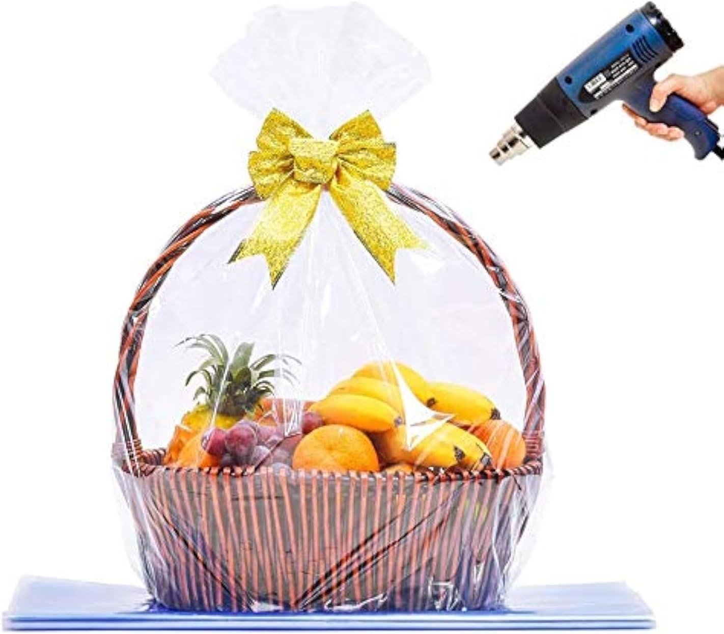 High Clarity Extra Large Shrink Wrap Bags 35×44 – Perfect for Holidays & Events