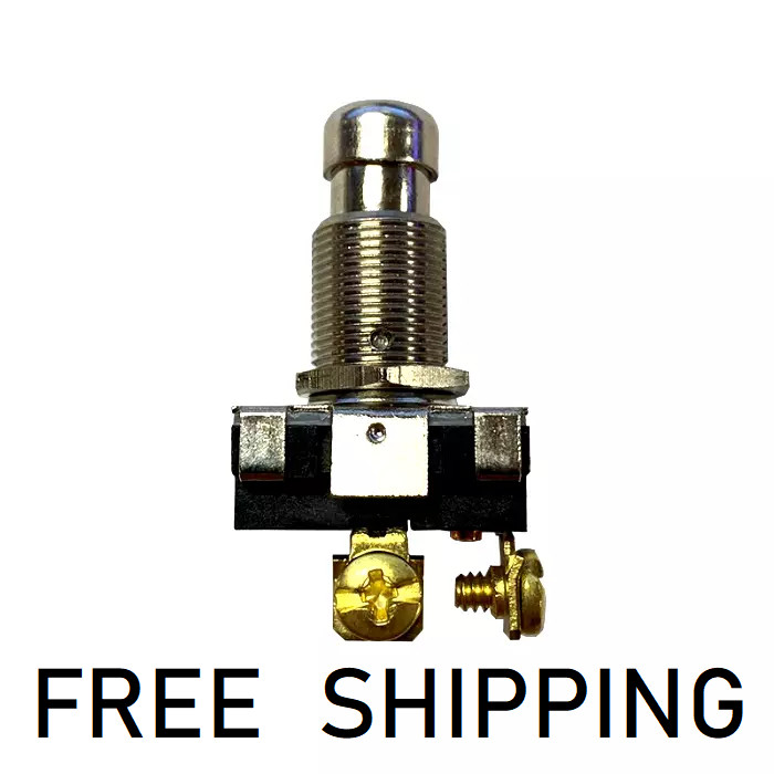 15A @ 125VAC – ON OFF – SPST Heavy Duty AC Push Button – 10A @ 250VAC – 30-1425