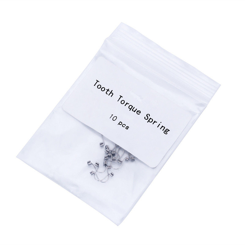 10 Pcs/pack Dental Single Anterior Teeth Torque Ortho Rectangular Spring