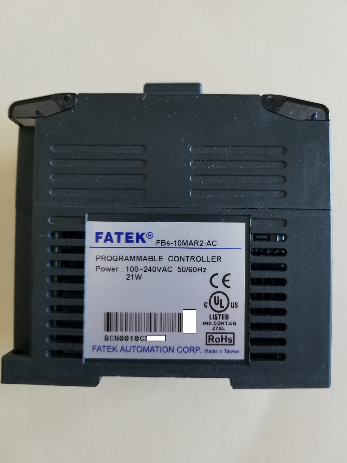Used Fatek FBs-10MAR2-AC PLC Programmable Controller