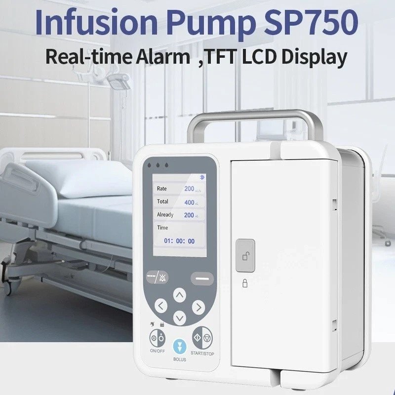 US Stock Human Use Volumetric Infusion Pump – High Precision with Alarm System