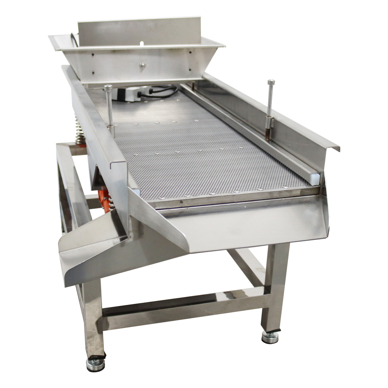 TB610 110V Stainless Steel Linear Vibrating Screen with 3mm Screen Dual Motor